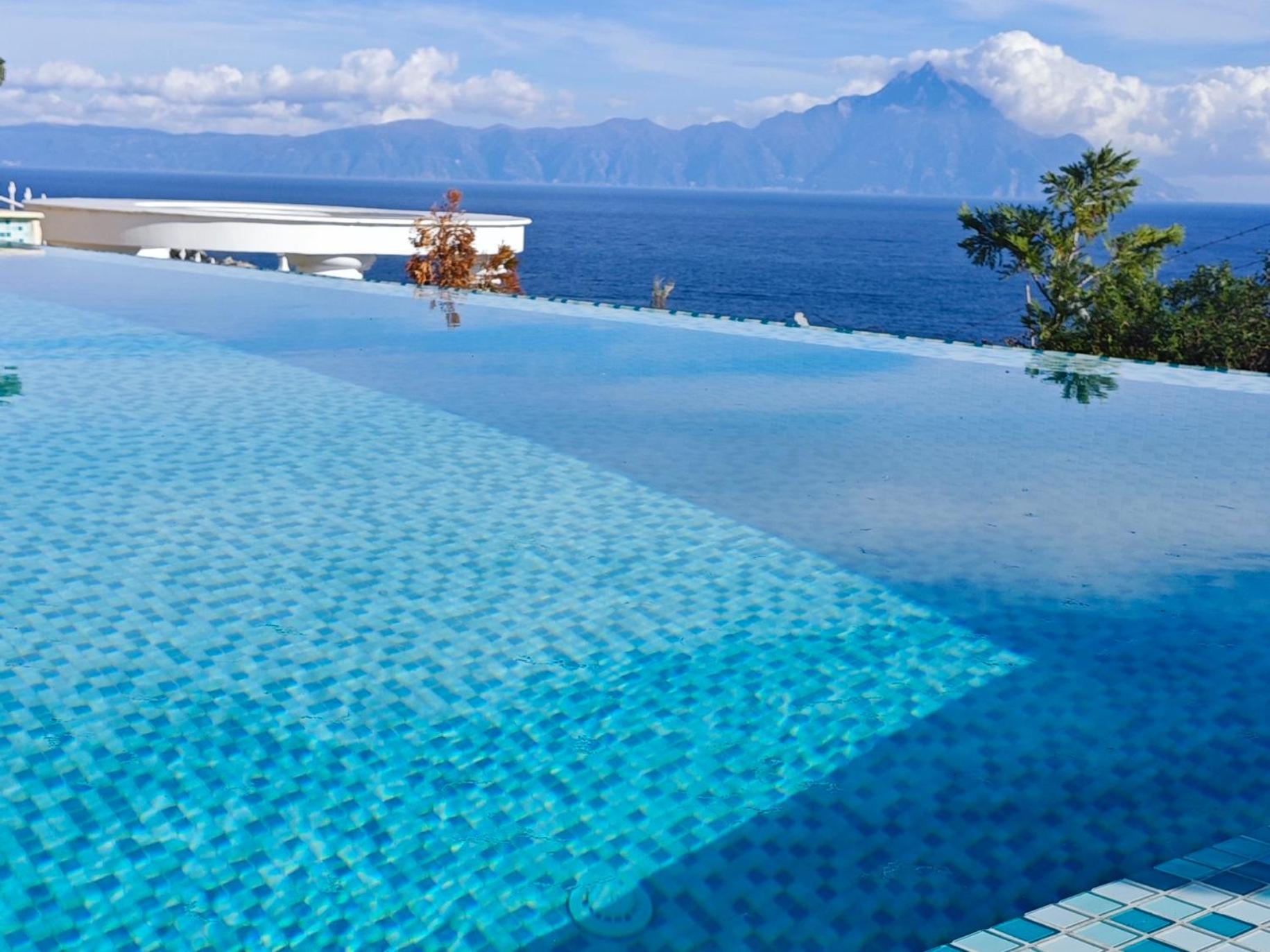 Villa Ulyana Kriaritsi - Athos Sea View & Spa Exterior foto