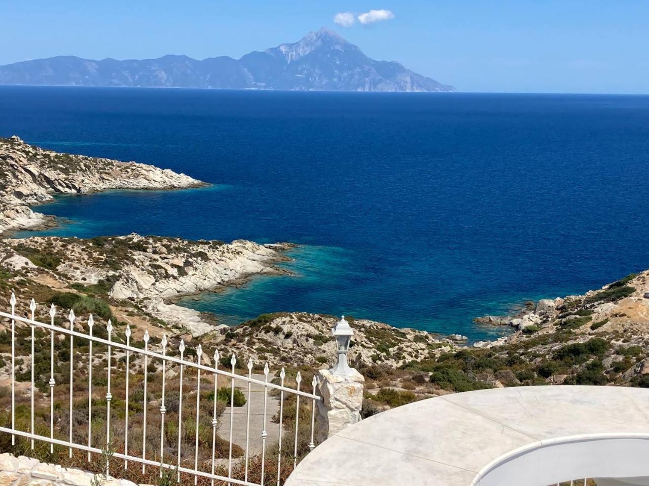 Villa Ulyana Kriaritsi - Athos Sea View & Spa Exterior foto